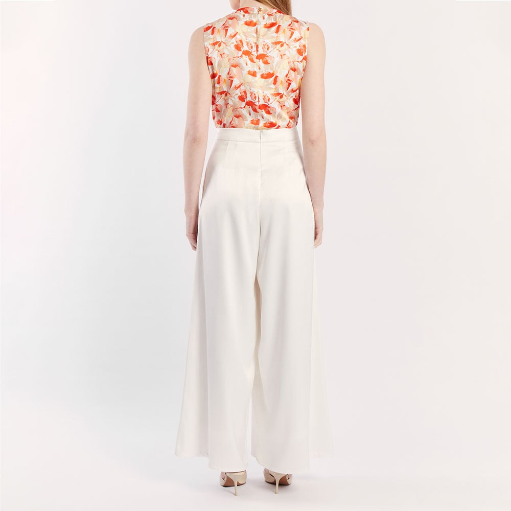 PANTALON CASUAL MIDI MUJER CAMILA VIALI PERLA P10451CI24 AMIRA PALAZZO - 4