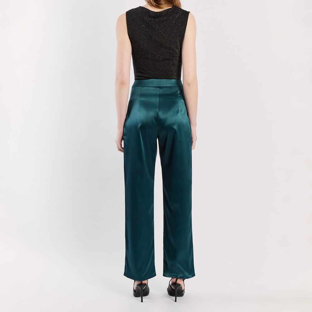 PANTALON CASUAL NORMAL RECTO MUJER CAMILA VIALI VERDE P10480CV25 ILLEANA - 3