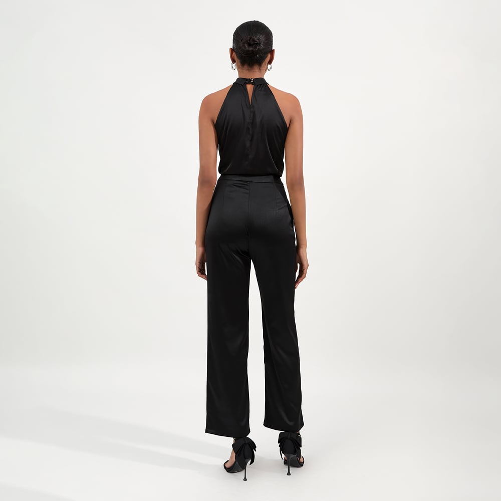 PANTALON CASUAL NORMAL RECTO MUJER CAMILA VIALI NEGRO P10480CV25 ILLEANA - 5