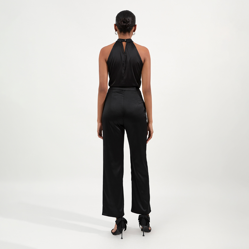 PANTALON CASUAL NORMAL RECTO MUJER CAMILA VIALI NEGRO P10480CV25 ILLEANA - 5