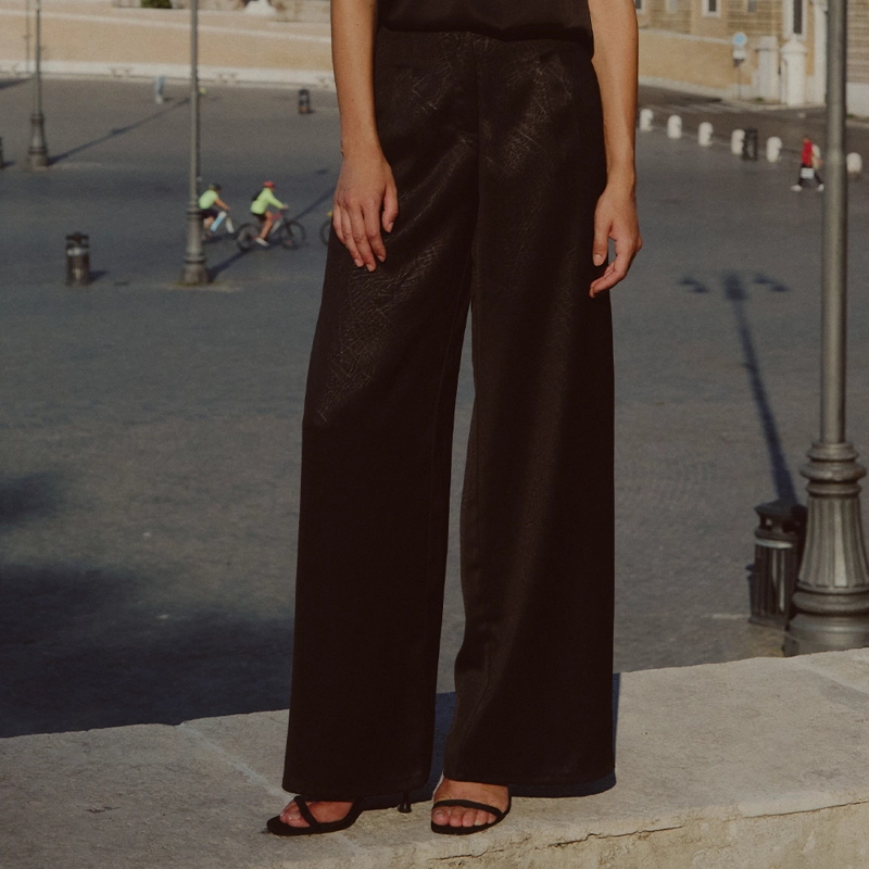 PANTALON CAMILA VIALI BECA NEGRO - 1