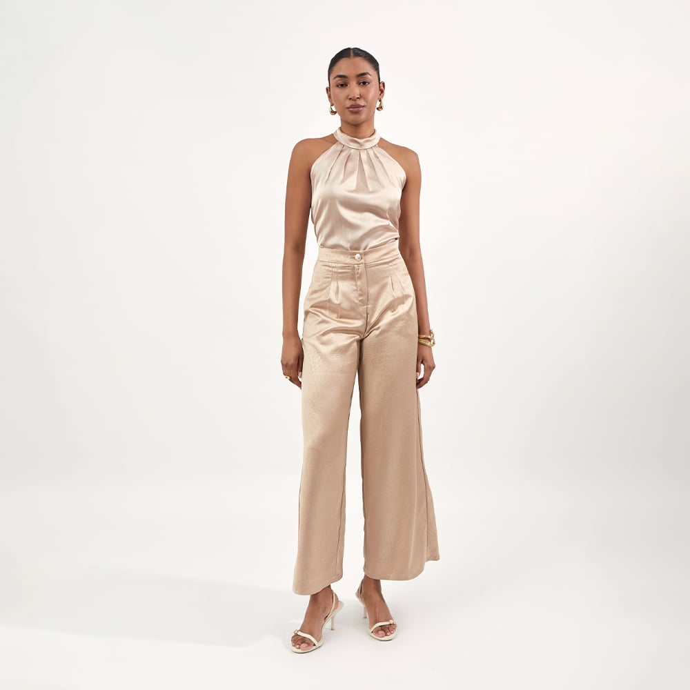 PANTALON CAMILA VIALI BECA BEIGE - 2