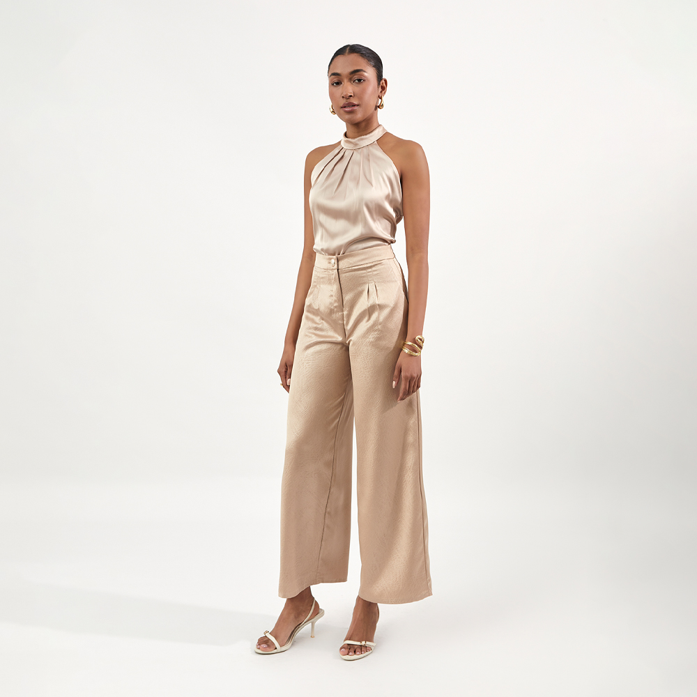 PANTALON CAMILA VIALI BECA BEIGE - 3