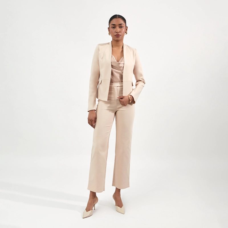 PANTALÓN CAMILA VIALI PIA BEIGE - 1