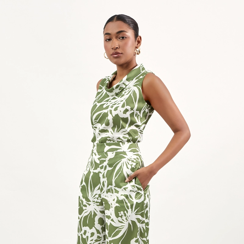 BLUSA CAMILA VIALI YERAL VERDE - 1