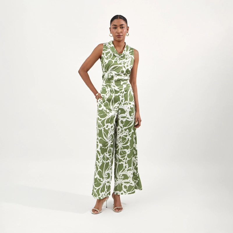 PANTALON CAMILA VIALI YERAL VERDE - 2