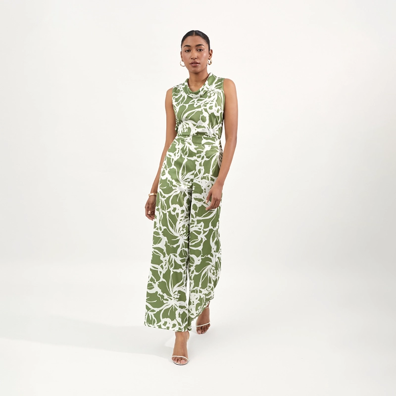 PANTALON CAMILA VIALI YERAL VERDE - 3