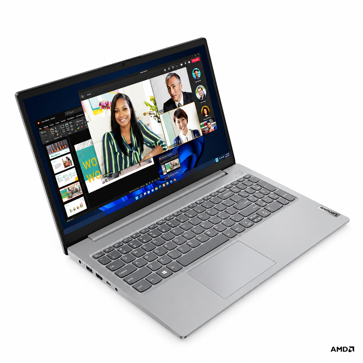 LAPTOP LENOVO V15 G4 AMN ATHLON SILVER 7120U RAM 8GB SSD 256GB 15.6' HD WIN 11 - 2