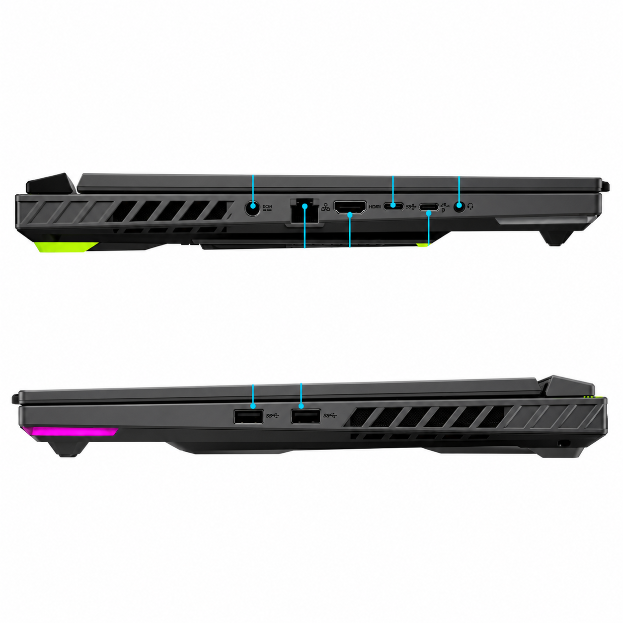 LAPTOP ASUS ROG STRIX G16 G614PM-RV221W RYZEN 9-8940HX RAM 16GB SSD 512GB RTX 5060 8GB 16' WUXGA W11 - 5