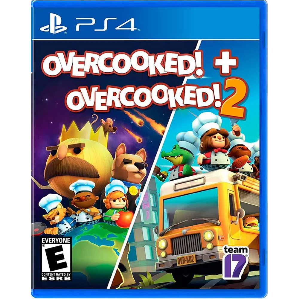 OVERCOOKED + OVERCOOKED 2 JUEGO PLAYSTATION 4 PS4 - 1