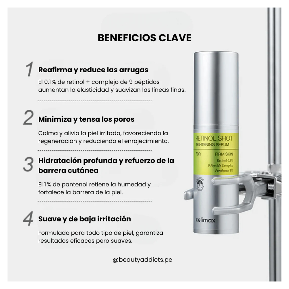 CELIMAX THE VITA-A RETINOL SHOT TIGHTENNING SERUM 30ML - 2