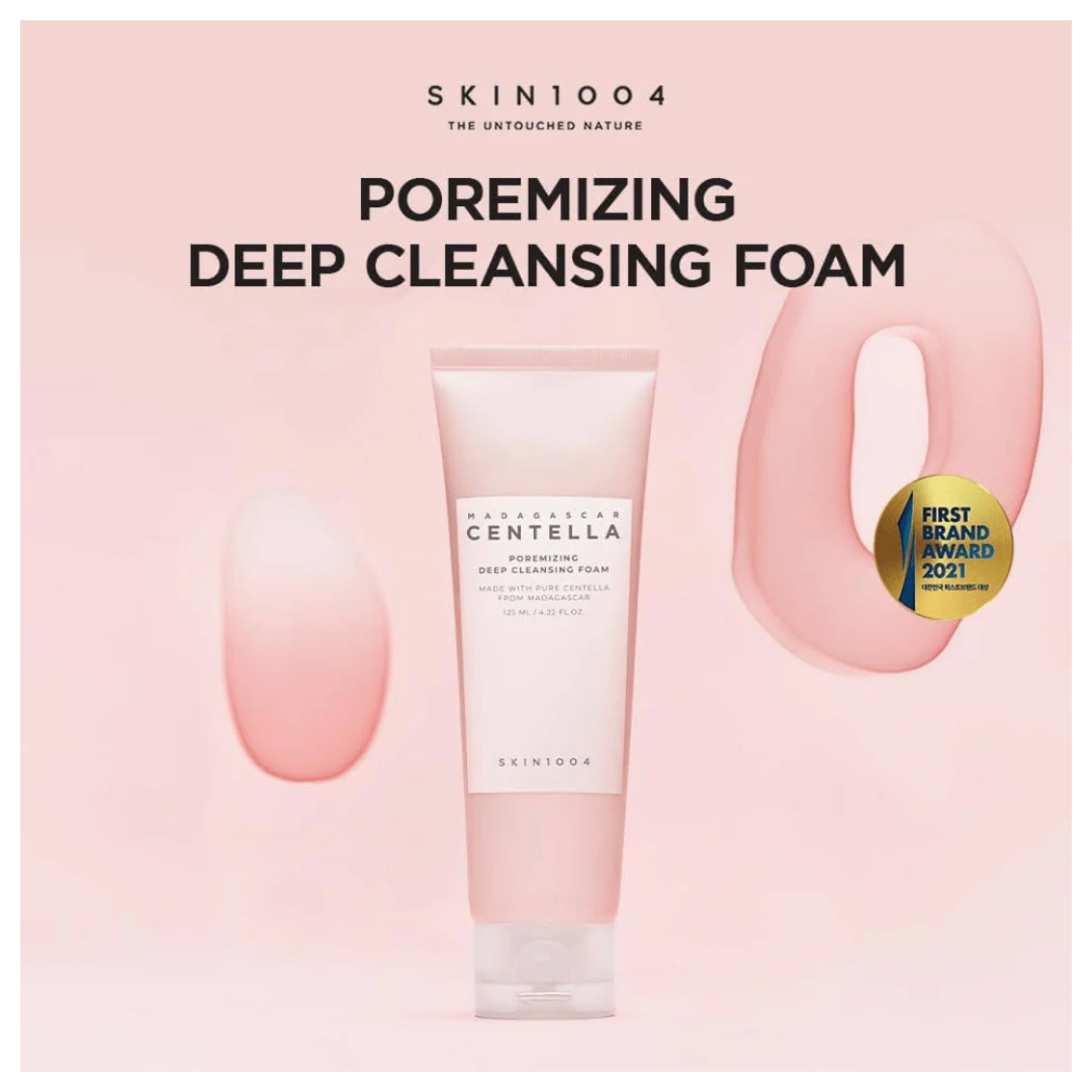 MADAGASCAR CENTELLA POREMIZING DEEP CLEANSING FOAM 125 ML - 2