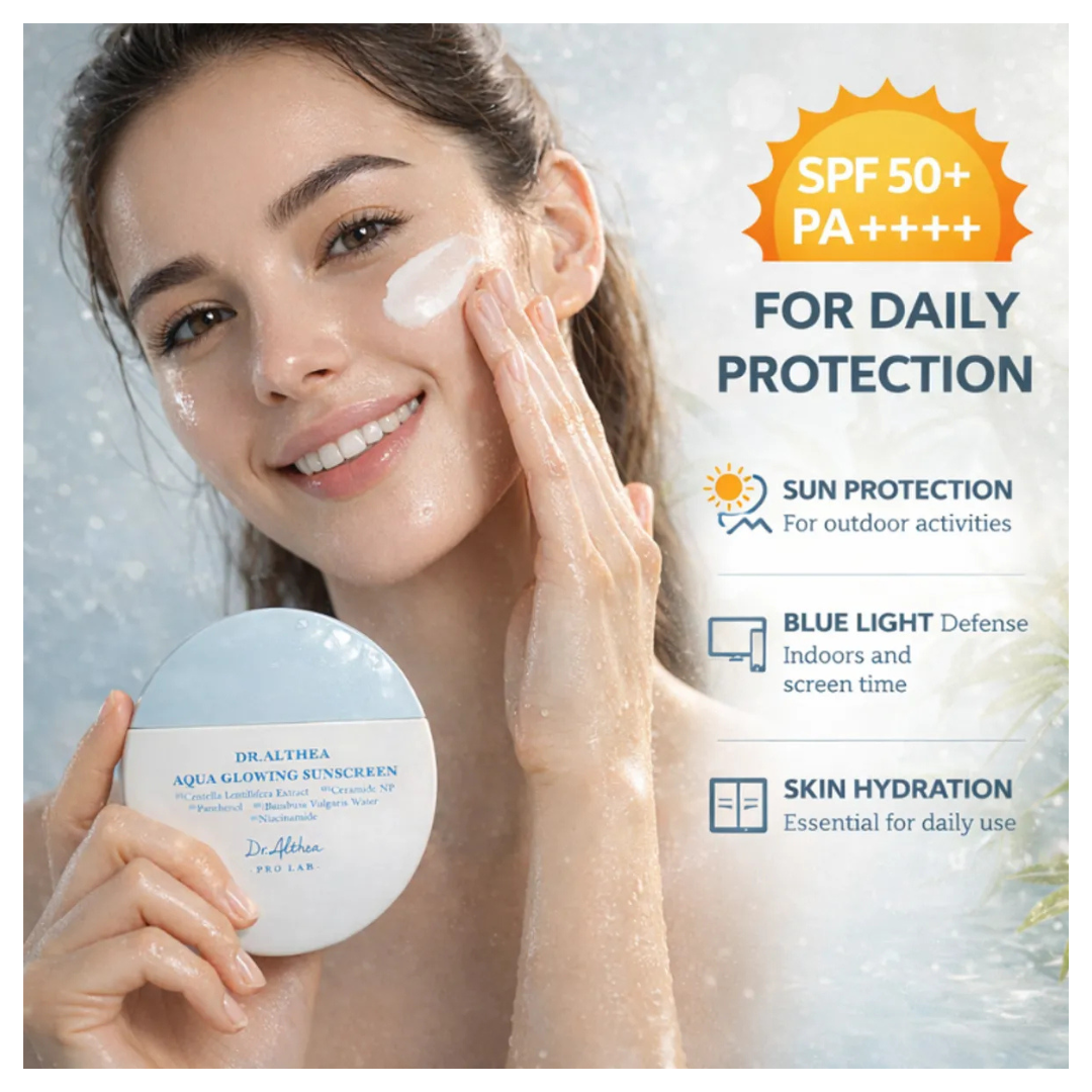 PROTECTOR SOLAR DR ALTHEA FPS 50+ AQUA GLOWING SUNSCREEN 45ML - 2