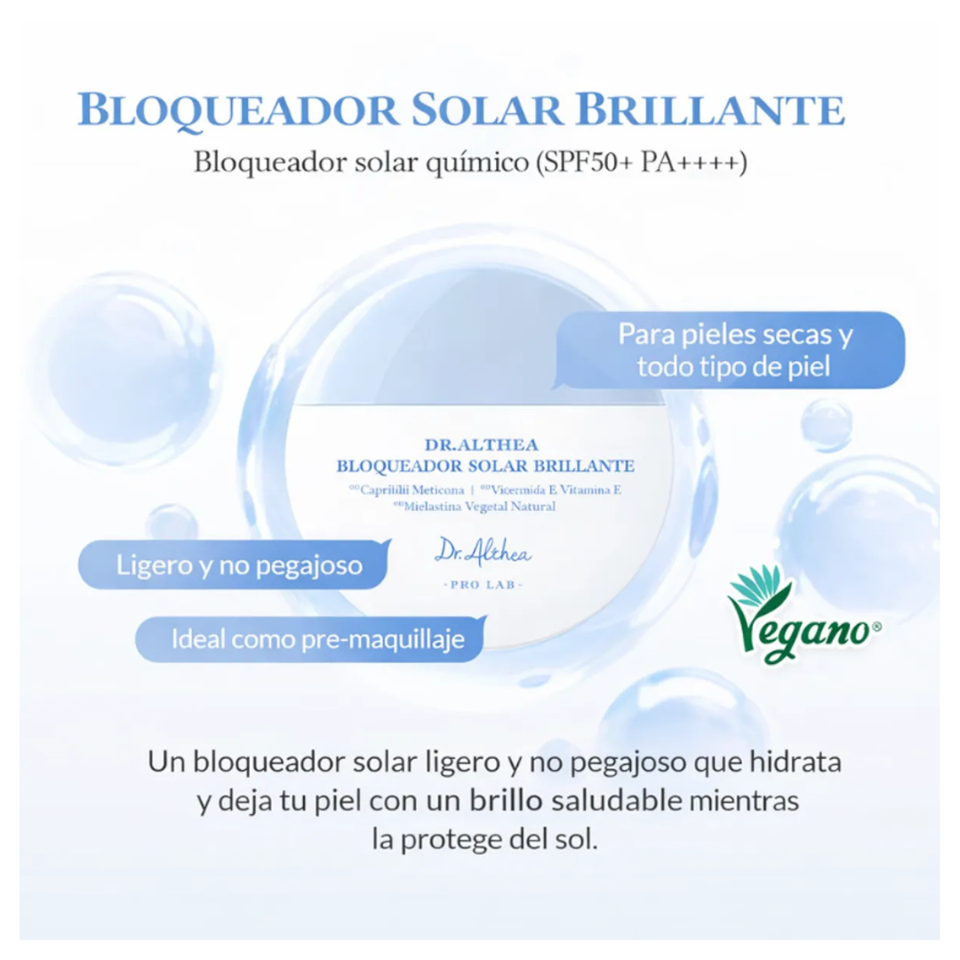 PROTECTOR SOLAR DR ALTHEA FPS 50+ AQUA GLOWING SUNSCREEN 45ML - 5