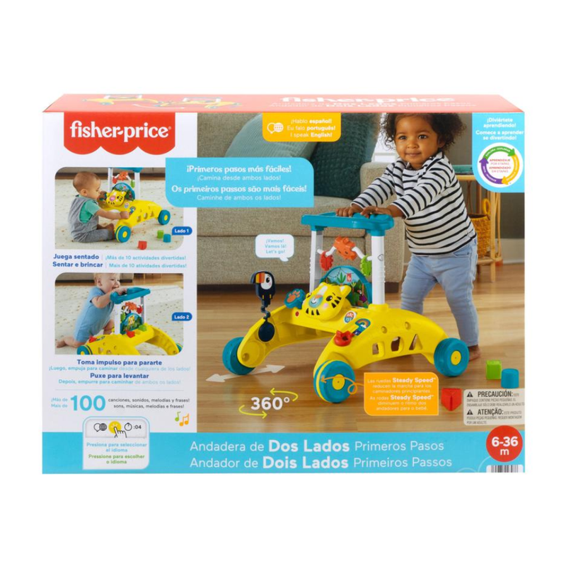 ANDADERA DOS LADOS FISHER PRICE PRIMEROS PASOS - 1