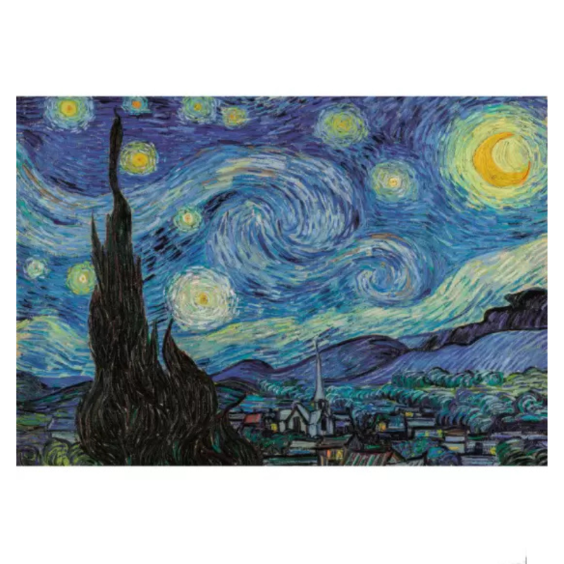 CLEMENTONI ROMPECABEZAS X 1000 PZAS - LA NOCHE ESTRELLADA - 2