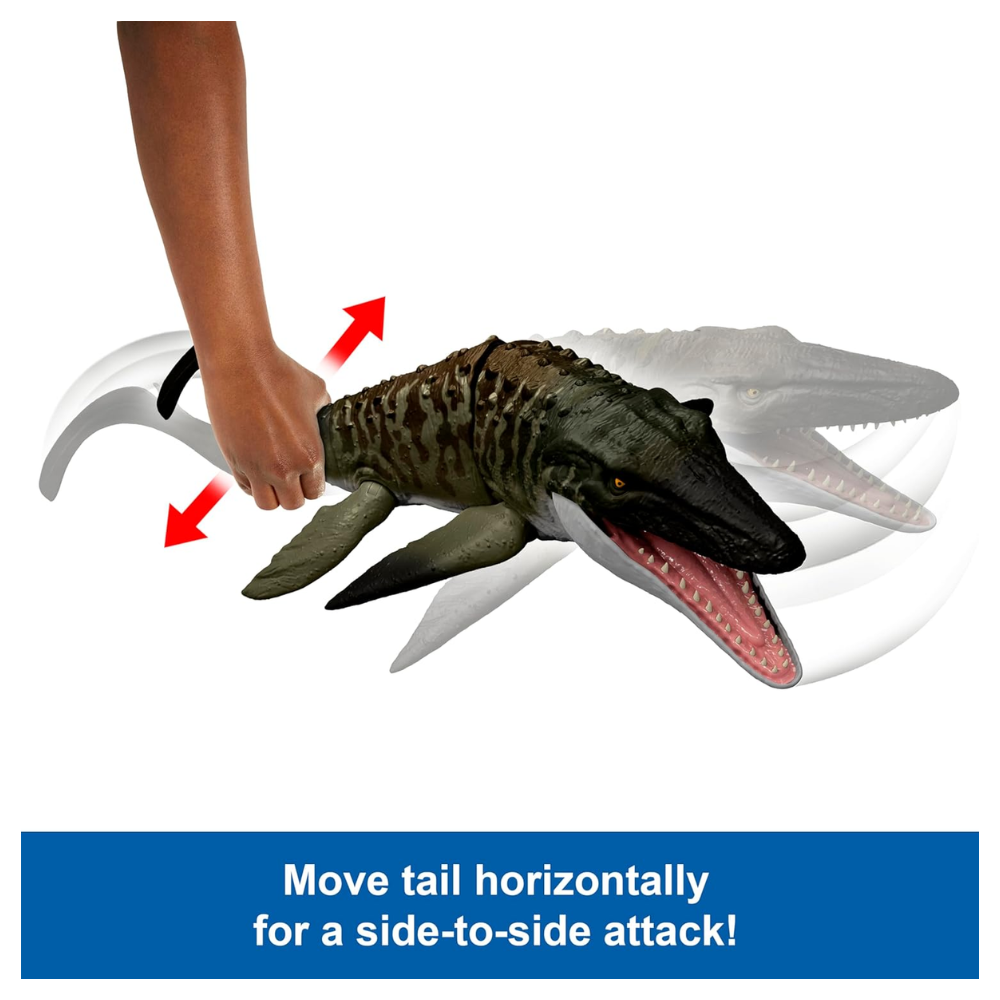 JURASSIC WORLD REBIRTH BITE N BLAST MOSASAURUS - 4