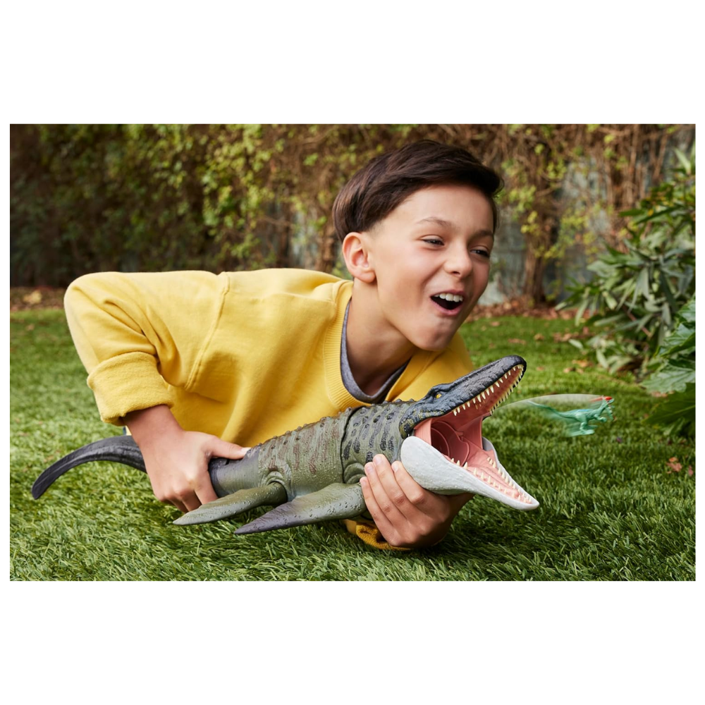 JURASSIC WORLD REBIRTH BITE N BLAST MOSASAURUS - 6