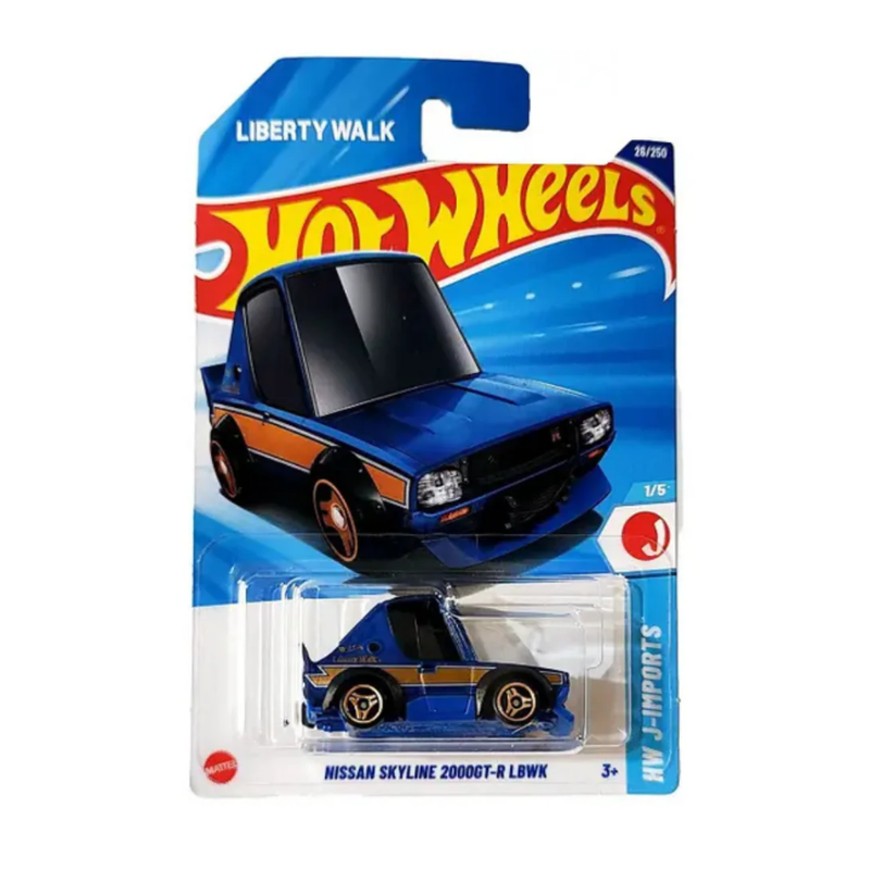 HOT WHEELS LIBERTY WALK NISSAN SKYLINE 2000GT-R LBWK HYX54 - 1