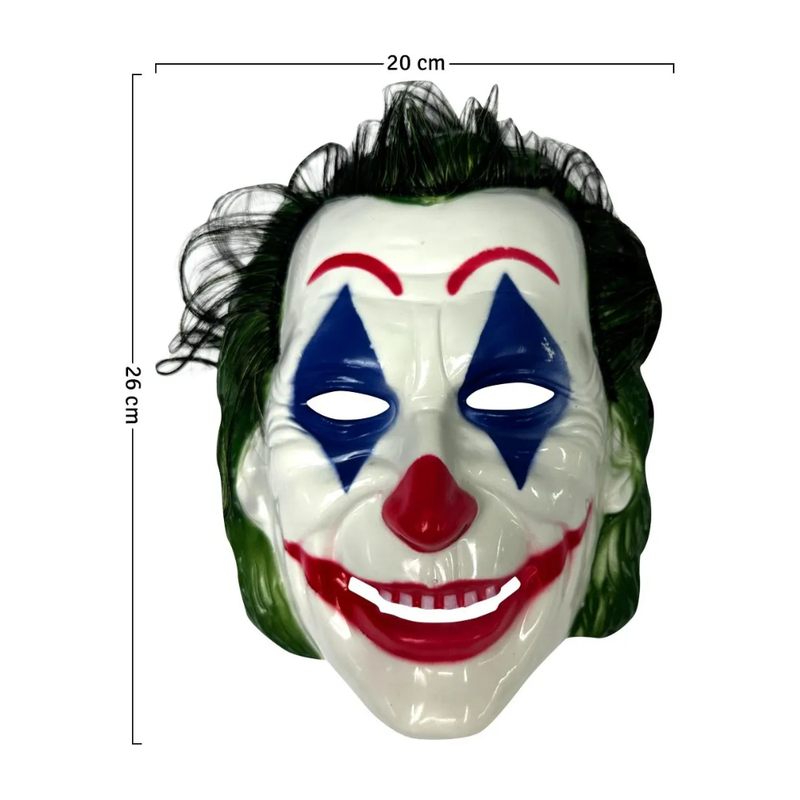 MÁSCARA PAYASO JOKER ASESINO HALLOWEEN DISFRAZ - 4