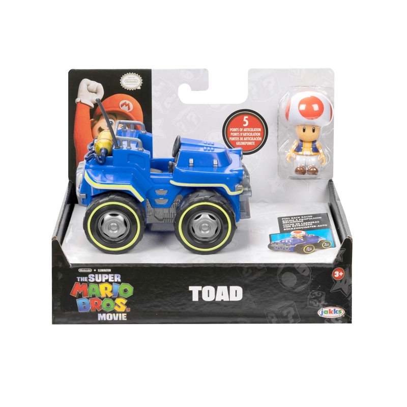 SUPER MARIO BROS LA PELÍCULA - FIGURA TOAD KART - 1