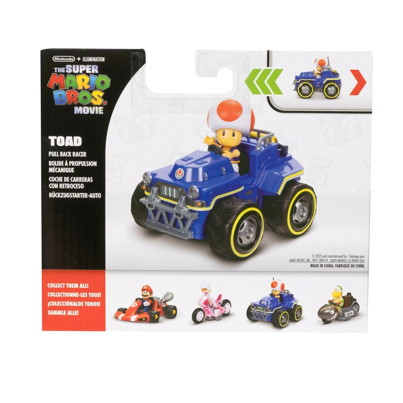 SUPER MARIO BROS LA PELÍCULA - FIGURA TOAD KART - 4