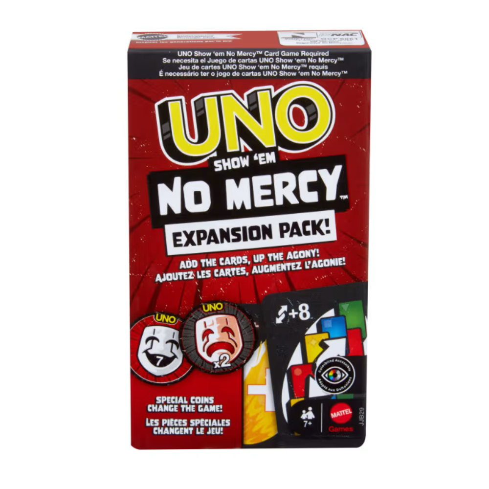 UNO SHOW ‘EM NO MERCY CARD GAME EXPANSION - 1