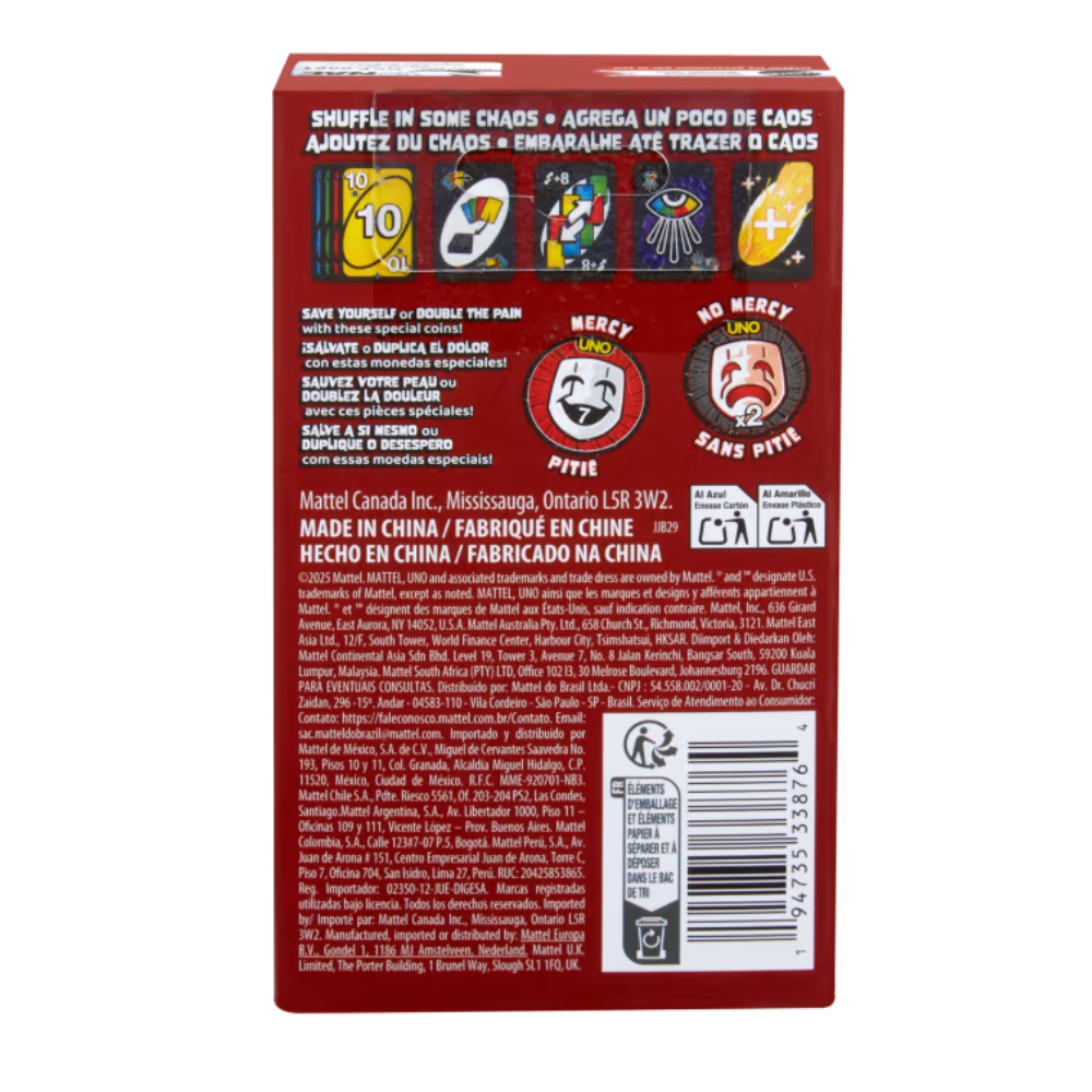 UNO SHOW ‘EM NO MERCY CARD GAME EXPANSION - 5