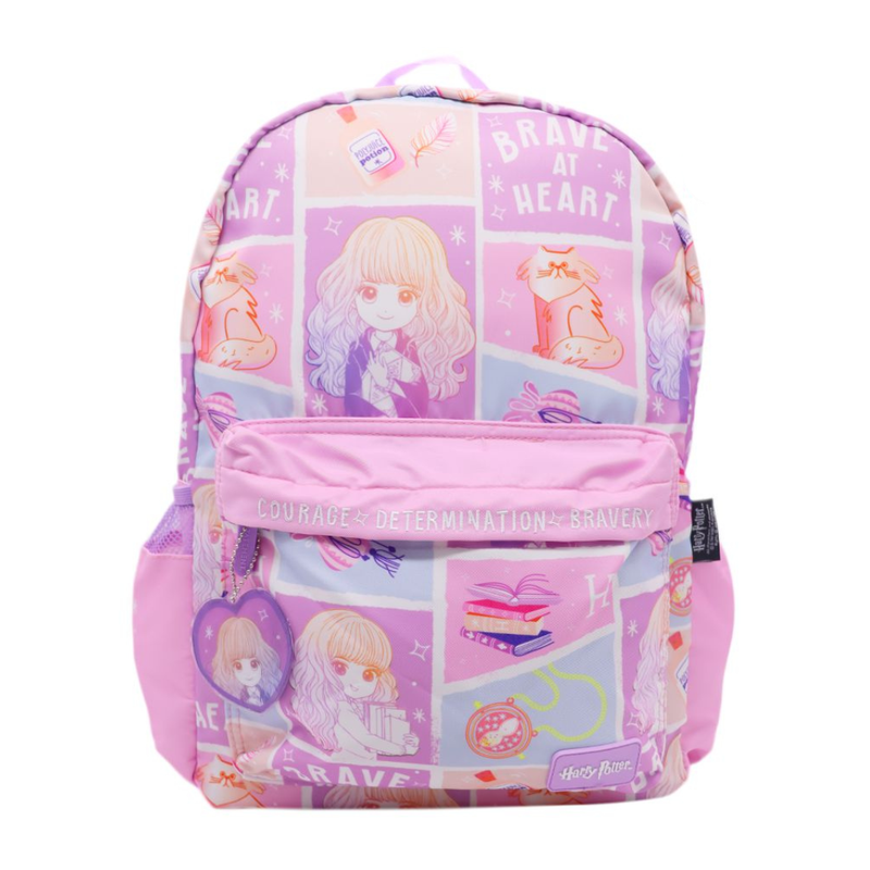 SET ESCOLAR MOCHILA LONCHERA CARTUCHERA PREMIUM TEENS HARRY POTTER HERMIONE - 2