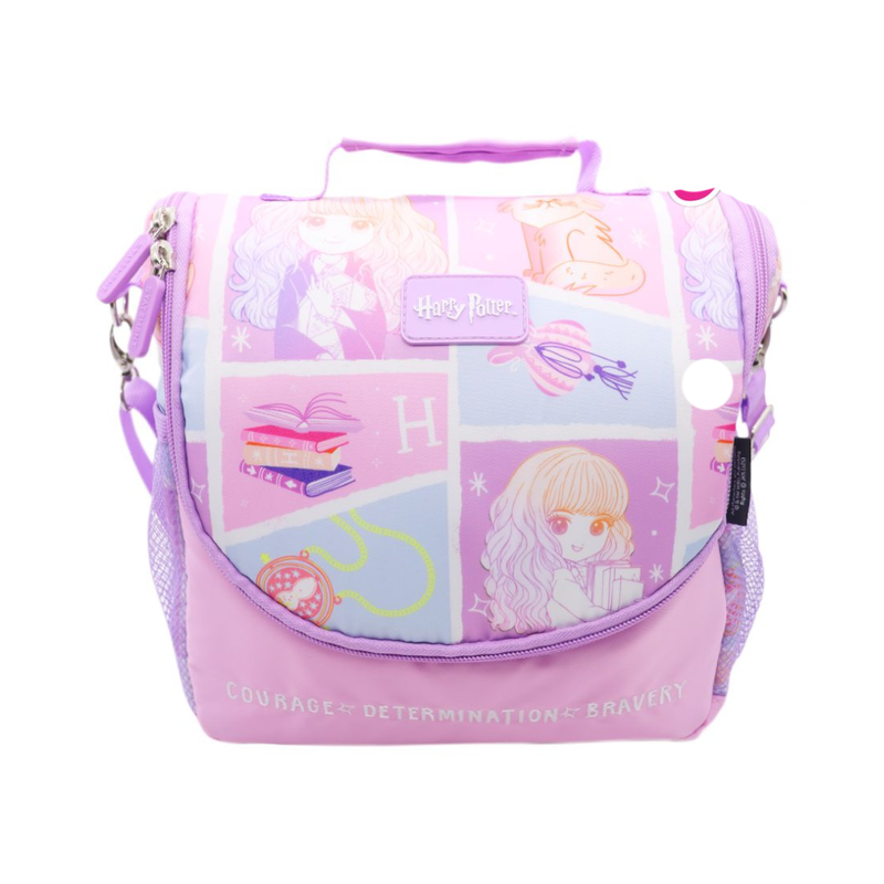 SET ESCOLAR MOCHILA LONCHERA CARTUCHERA PREMIUM TEENS HARRY POTTER HERMIONE - 3