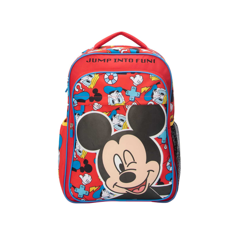 SET MOCHILA LONCHERA CARTUCHERA MICKEY COLECCIÓN H - 2