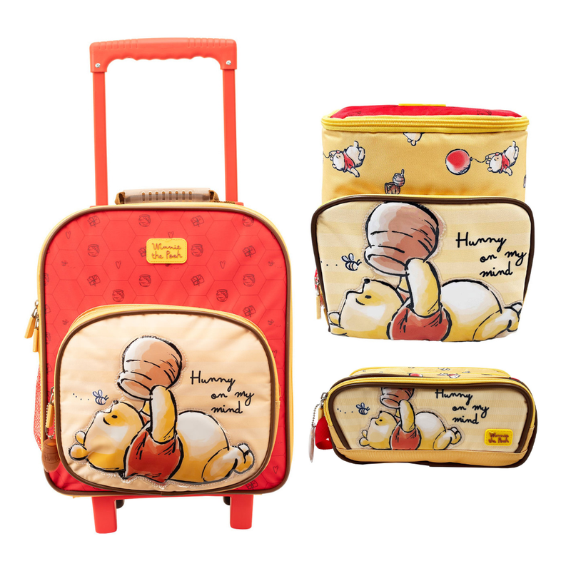 SET DE MALETA LONCHERA CARTUCHERA NIDO WINNIE POOH COLECCIÓN A - 1