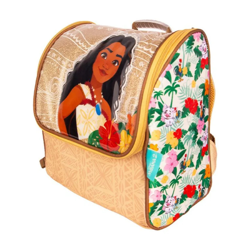 SET ESCOLAR MOCHILA LONCHERA CARTUCHERA PREMIUM MOANA 2 - 3