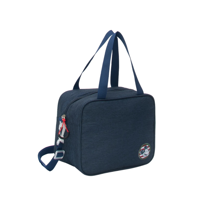 SET MOCHILA LONCHERA CARTUCHERA MICKEY ESCOLAR COLECCIÓN A - 3