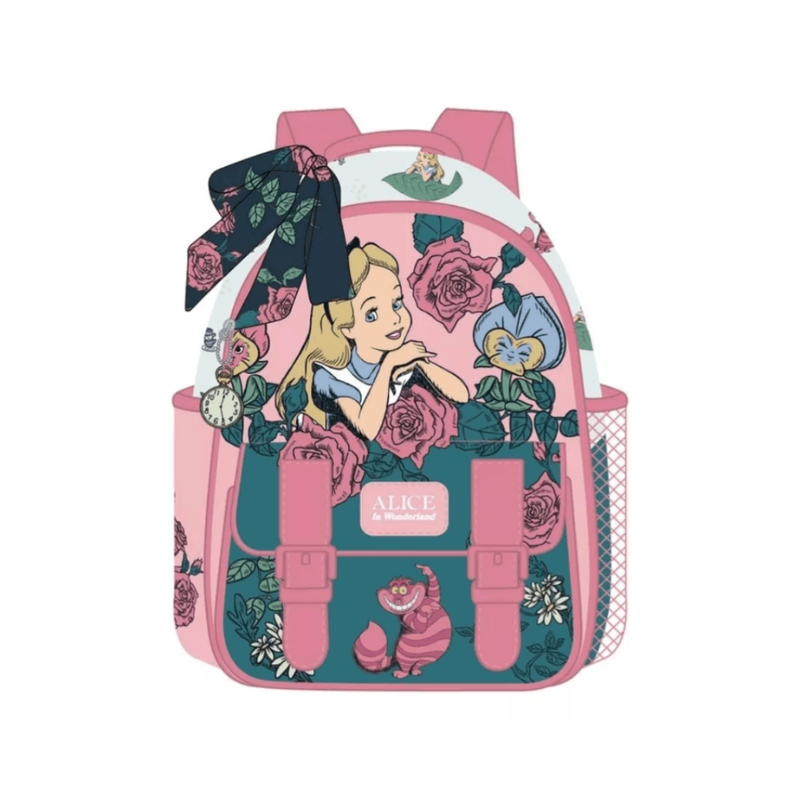 SET ESCOLAR NIDO MINI MOCHILA  LONCHERA CARTUCHERA ALICIA EN EL PAIS DE LAS MARAVILLAS - 2