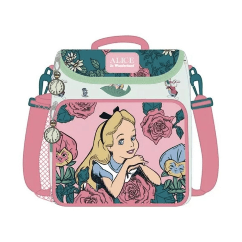 SET ESCOLAR NIDO MINI MOCHILA  LONCHERA CARTUCHERA ALICIA EN EL PAIS DE LAS MARAVILLAS - 3