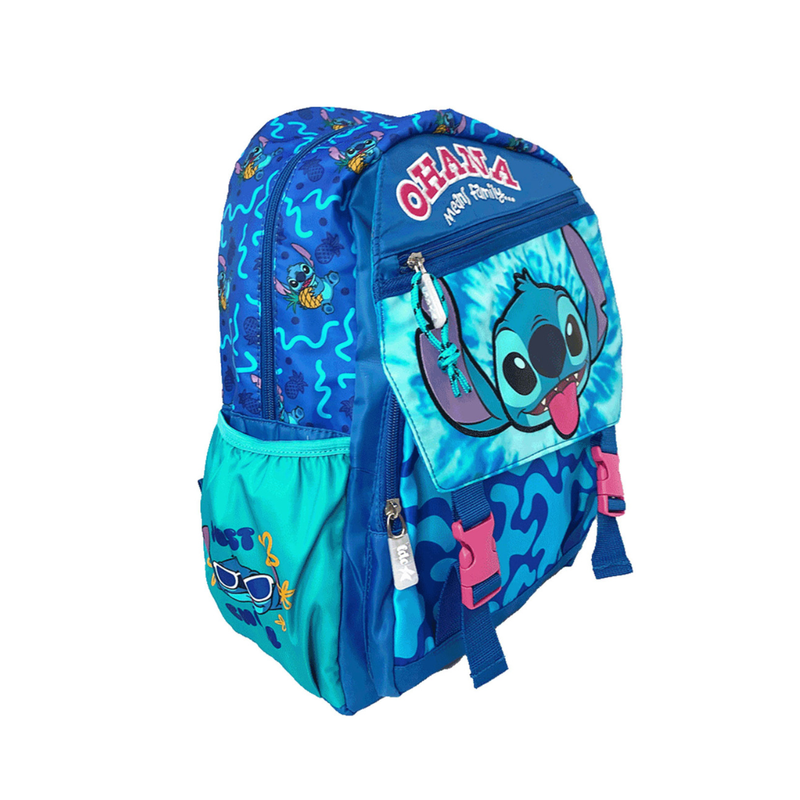 SET MOCHILA LONCHERA CARTUCHERA LILO Y STITCH ESCOLAR COLECCIÓN A - 2