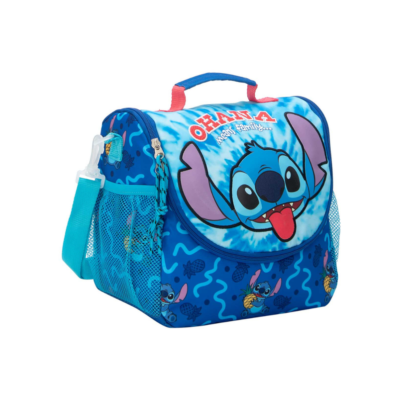 SET MOCHILA LONCHERA CARTUCHERA LILO Y STITCH ESCOLAR COLECCIÓN A - 4