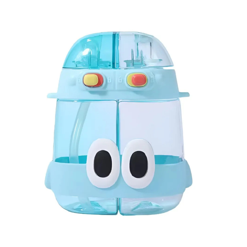 TOMATODO CELESTE DE PP+PC CON 2 COMPARTIMIENTOS Y CAPACIDAD DE 800 ML - 1