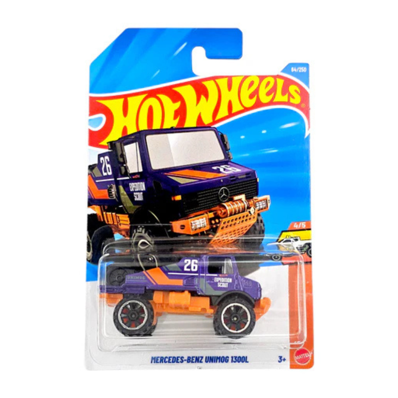 HOT WHEELS MERCEDES-BENZ UNIMOG 1300L - 1