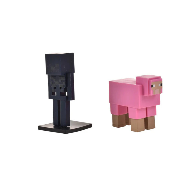 MINECRAFT SET 2 FIGURAS TOPPEEZ 6 CM - ESQUELETO DE WITHER - 3
