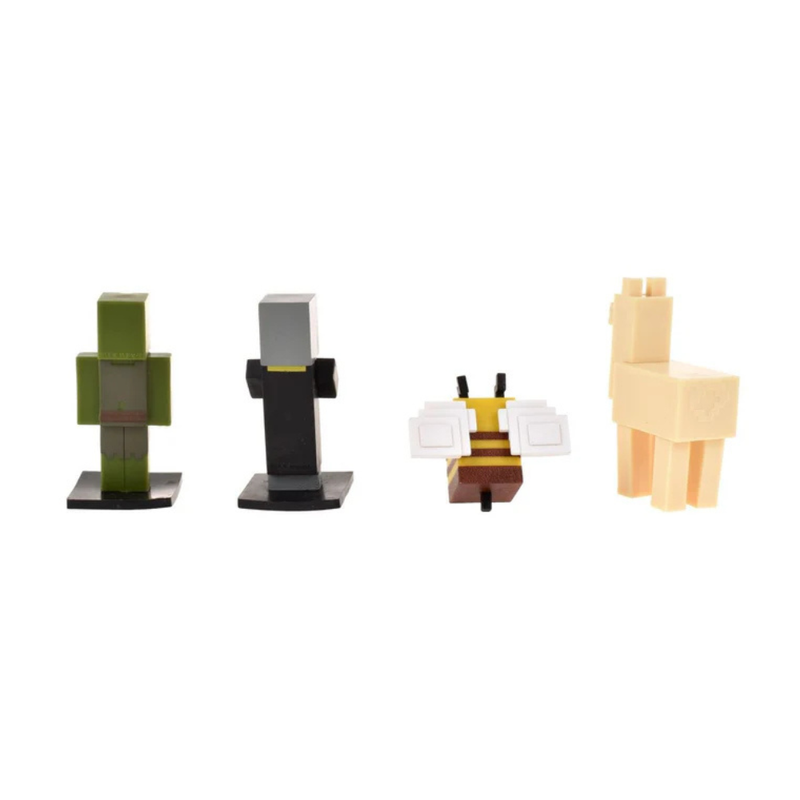MINECRAFT SET 5 FIGURAS TOPPEEZ 6 CM - EVOCADOR CON FIGURA SORPRESA - 3