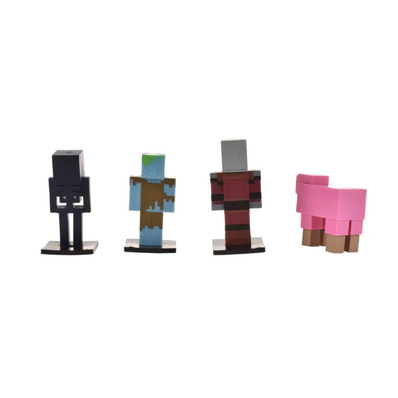 MINECRAFT SET 5 FIGURAS TOPPEEZ 6 CM - AHOGADO CON FIGURA SORPRESA - 3