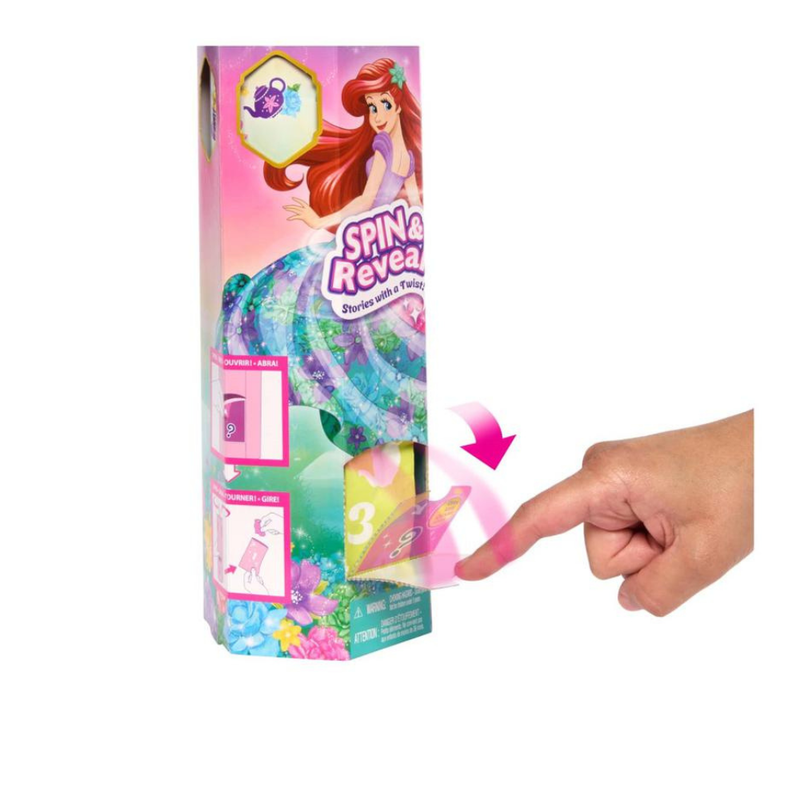 MUÑECA DISNEY PRINCESA ARIEL SPIN REVEAL - 5