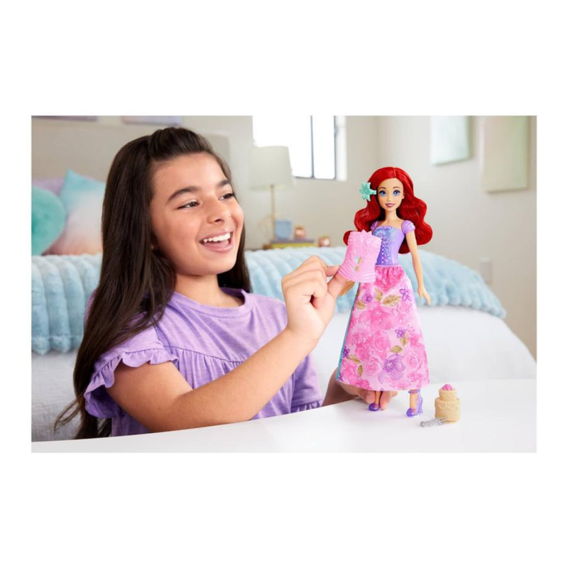 MUÑECA DISNEY PRINCESA ARIEL SPIN REVEAL - 6