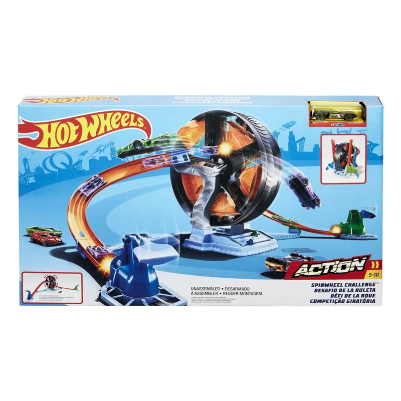 HOT WHEELS PISTA DESAFIO DE LA RULETA ACTIÓN - 1
