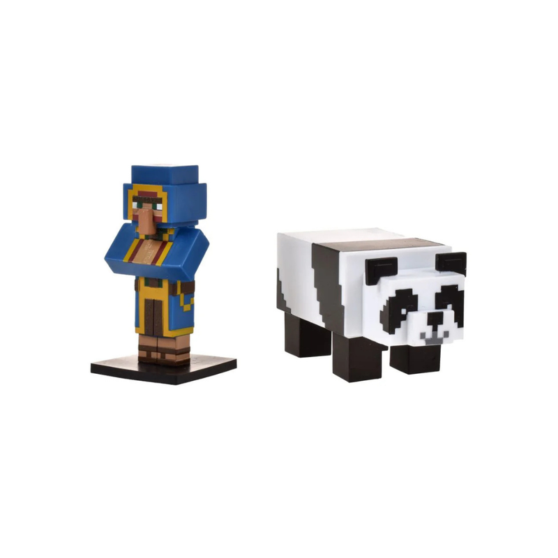 MINECRAFT SET 2 FIGURAS TOPPEEZ 6 CM - COMERCIANTE - 2