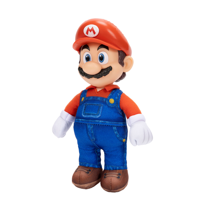 SUPER MARIO GALAXY  MARIO PELUCHE CON CABEZA PLASTICA 23 CM NINTENDO - 3