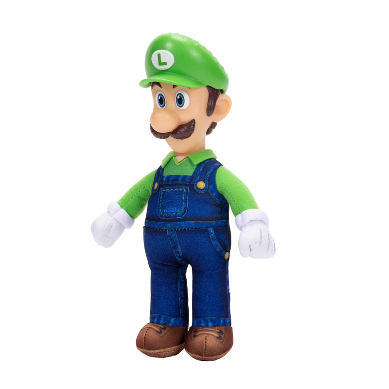 SUPER MARIO GALAXY  LUIGI PELUCHE CON CABEZA PLASTICA 23 CM NINTENDO - 2