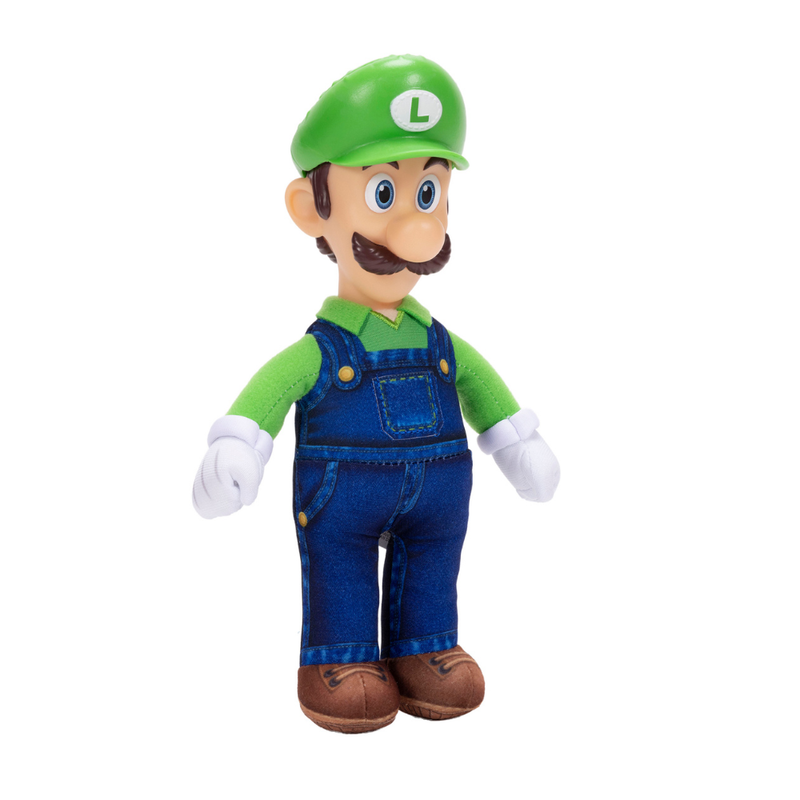 SUPER MARIO GALAXY  LUIGI PELUCHE CON CABEZA PLASTICA 23 CM NINTENDO - 3